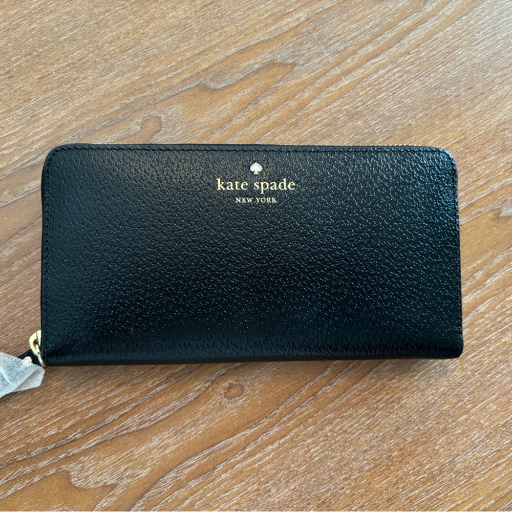 Kate Spade, New with Tags, Black Wallet